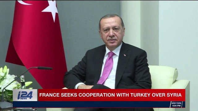 i24NEWS DESK | France seeks cooperation with Turkey over Syria | Saturday, April 14th 2018