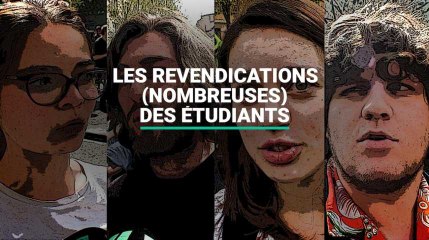 Descargar video: Occupations, grèves, manifestations. .. mais que réclament les étudiants?