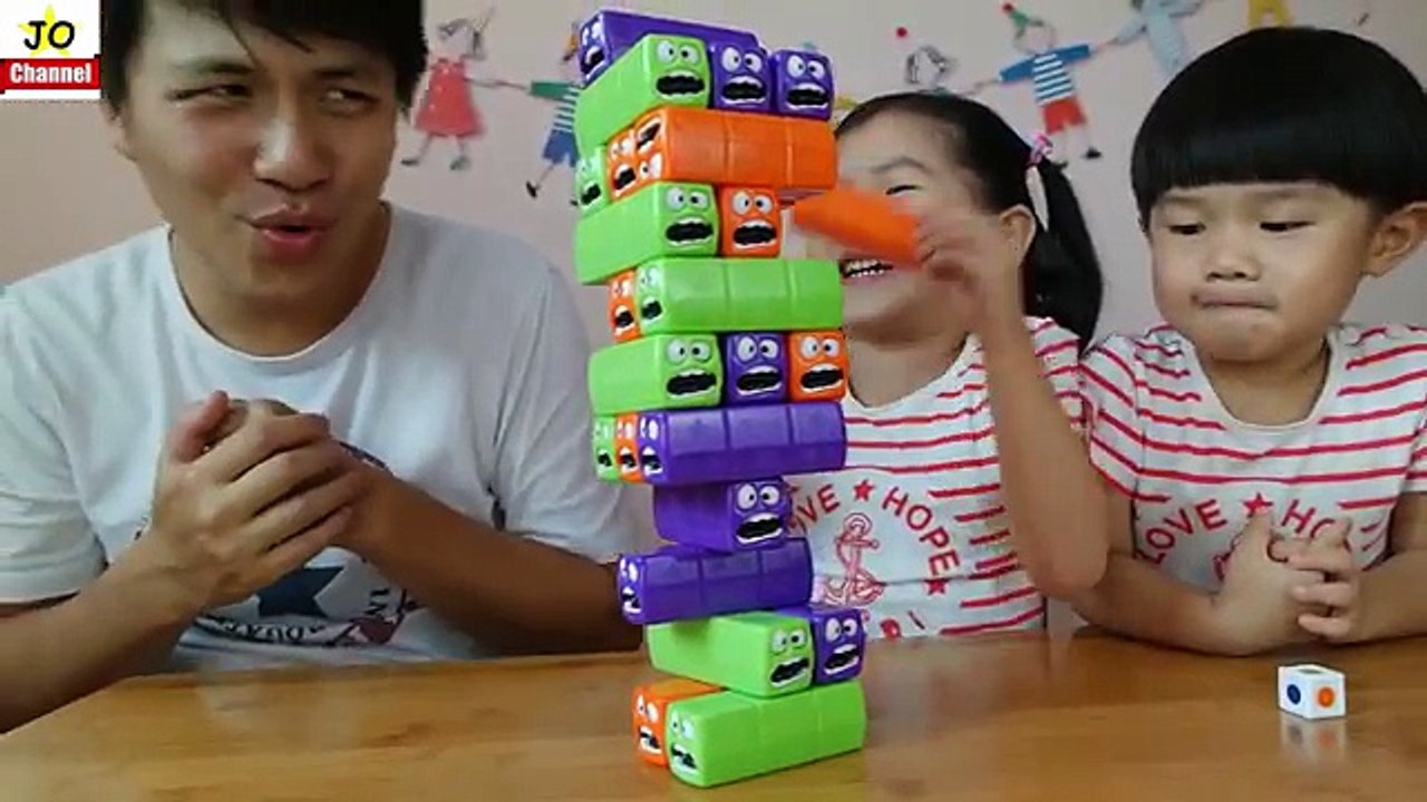 疊疊樂/層層疊 好玩喔！ 挑戰蟲蟲平衡遊戲 親子互動 桌面玩具開箱~