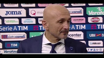 SPALLETTI post ATALANTA-INTER 0-0"Primo tempo troppo timido"