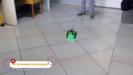 Arduino - Ses ile kontrol edilen 4WD Araba