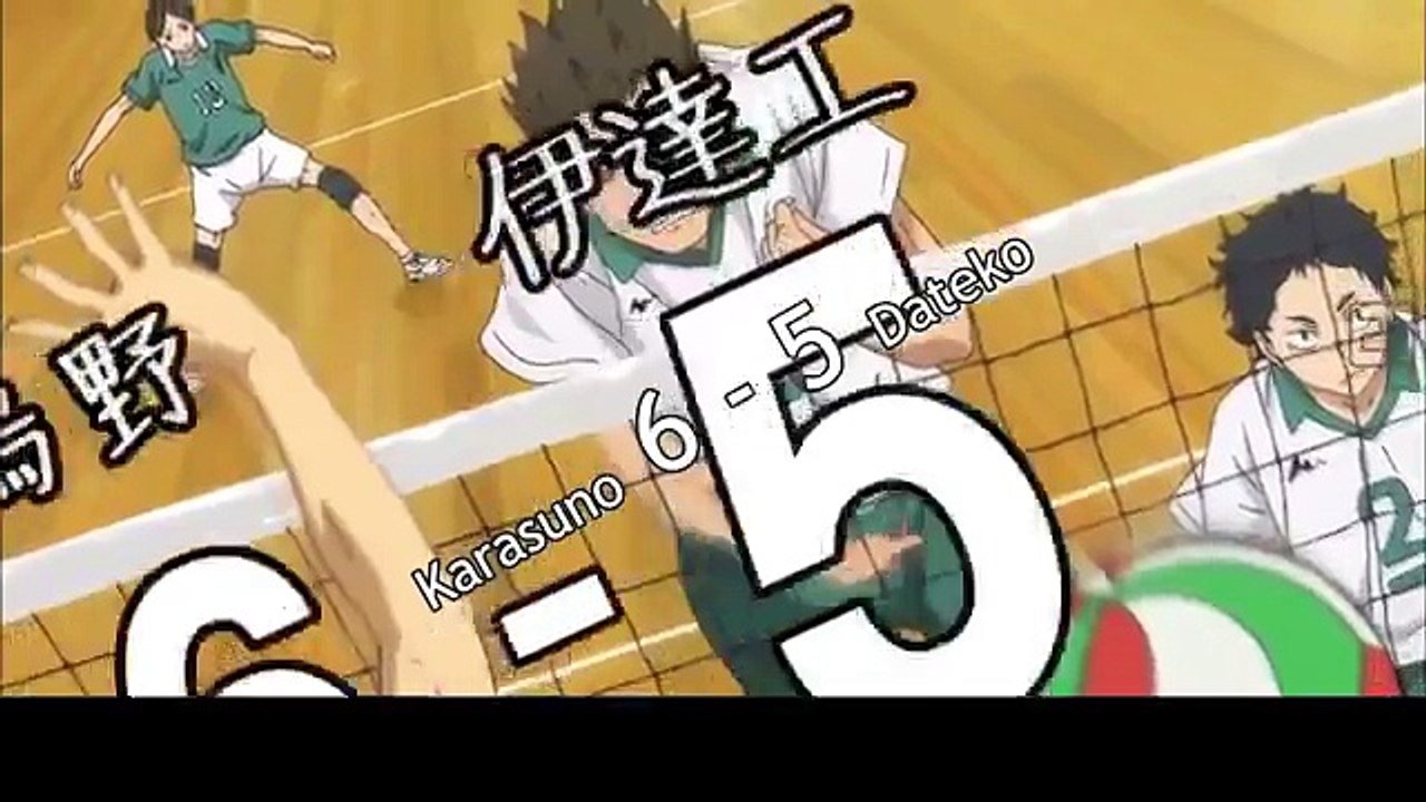 Haikyuu Match Moments - Karasuno Vs Dateko - video Dailymotion