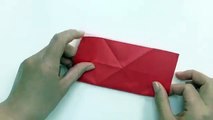 Origami Paper Rose Flower Letter Envelope - Origami Kawaii〔#051〕
