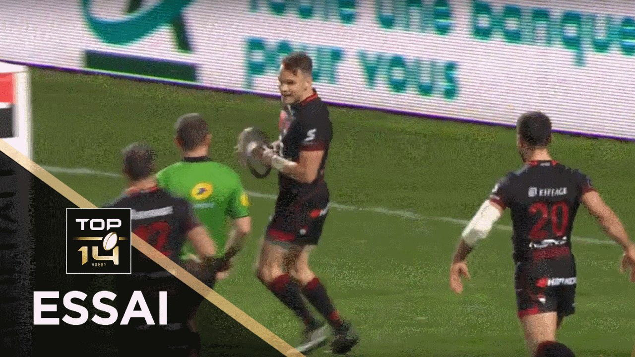 TOP 14 - Essai Toby ARNOLD (LOU) - Lyon - Paris - J24 - Saison 2017/2018