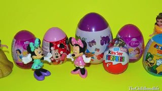 Disney Princess Kinder Surprise Minnie Mouse Moshi Monster Mario Surprise Eggs