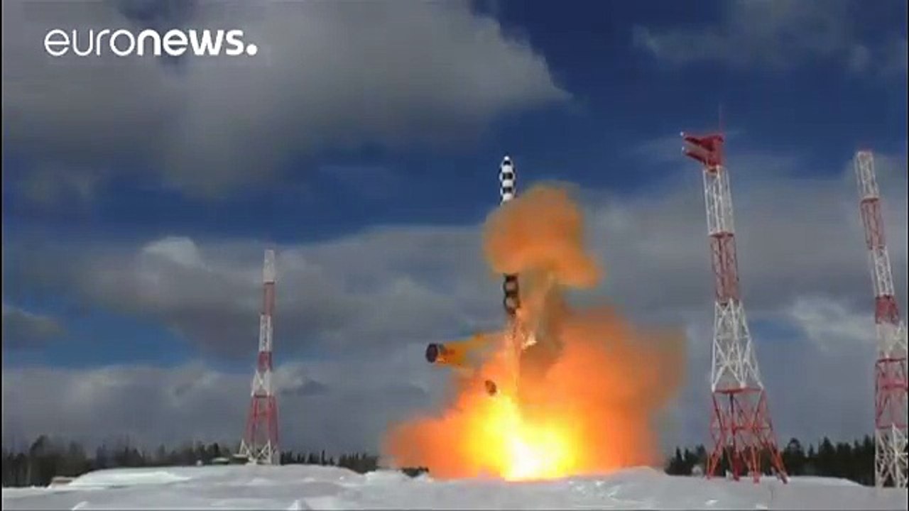 [Vídeo] Rusia prueba su nuevo misil balístico intercontinental "Satán 2"
