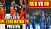 IPL 2018 RCB vs RR Match Preview, Virat Kohli eyes for another win in series | वनइंडिया हिंदी