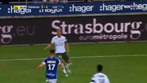 Résumé Strasbourg 0-1 Saint-Etienne but Debuchy