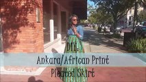Sew Stylish DIY: Ankara/African Print Pleated Skirt Tutorial