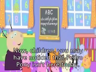 Learning english with Peppa Pig Cartoon - Hospital with subtitle