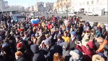 Protestas para boicotear las presidenciales rusas