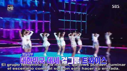 180410 SBS Night of entertainment-TWICE sub español