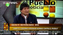 Evo Morales decide anular la ley penal