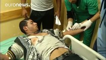 Dos palestinos muertos en bombardeos israelíes