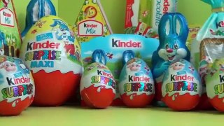 ♥ KINDER SURPRISE 10 EASTER SPECIAL EGGS Kinder Eggs Unboxing