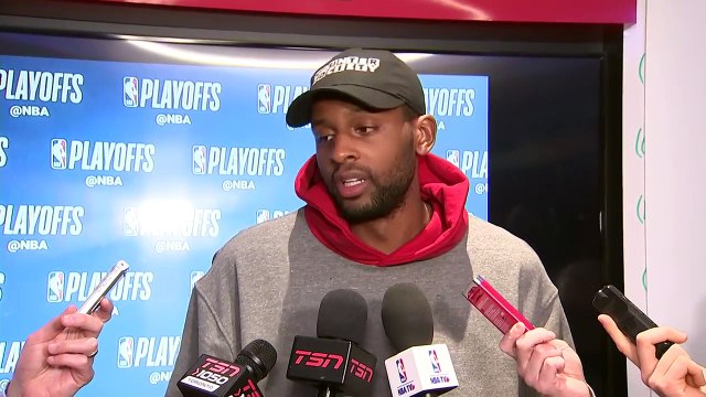 C.J. Miles Postgame Interview - Raptors vs Wizards Game 1