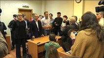 El líder opositor ruso, Alexei Navalni, condenado por llamar a manifestarse