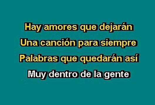 Eros Ramazzotti - Una emoción para siempre (Karaoke)