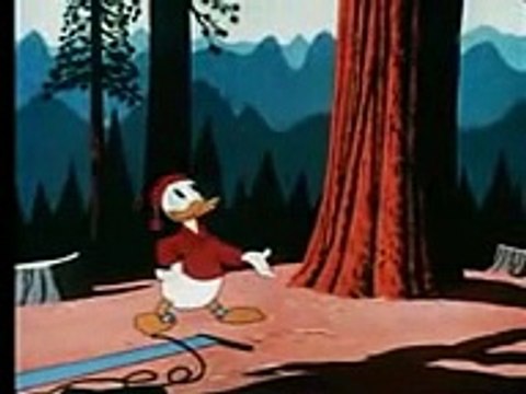 Donald Duck Up A Tree