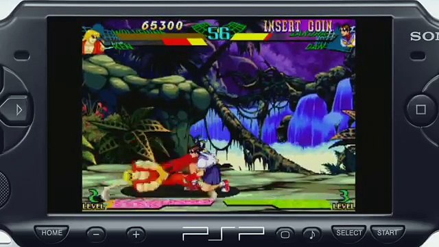 EMULADOR ARCADE CPS-2 / MVS NEO GEO EN PSP (CPS2PSP y MVSPSP) MARVEL VS STREET FIGHTER+BLAZING STAR