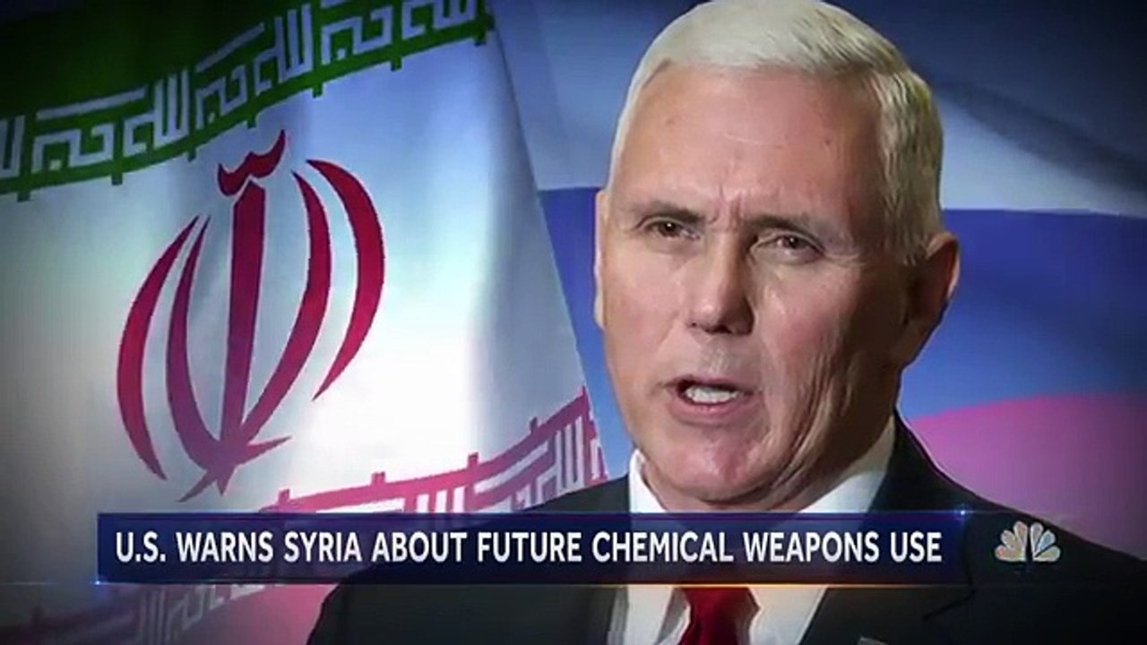 Trump Officials Issue Warnings After Syria Strike _ NBC Nightly News