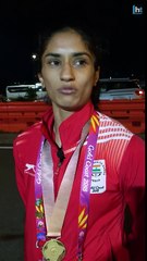 Vinesh Phogat wins gold in women's 50kg wrestling at CWG 2018