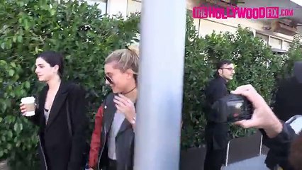 Download Video: Hailey Baldwin Gets Mad When Paparazzi Stop Asking Her About Justin Bieber 1.12.16