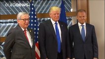 Finaliza el primer encuentro entre Trump y los representantes europeos