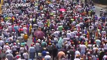 La oposición se concentra por segundo día consecutivo en Caracas