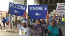 Anti-Zuma y pro-Zuma cara a cara en las calles de Sudáfrica