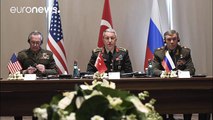 Jefes militares de Turquía, Rusia y Estados Unidos se reúnen para debatir la situación en Siria