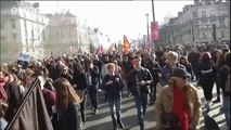 Una marcha contra Le Pen en Nantes acaba en enfrentamientos con la policía