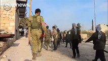 Rebeldes sirios y tropas turcas entran en Al Bab