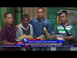 Jadi Bandar Ganja Seorang Kakek Ditangkap Polisi -NET5