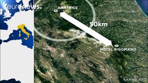 Italia: la posible relación entre los terremotos en Amatriche y la avalancha en los Abruzos
