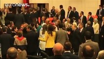 Bronca en el Parlamento turco durante la aprobación de cuatro enmiendas constitucionales