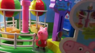 Peppa Pig juega en el Parque de atracciones con los Sylvanian Families