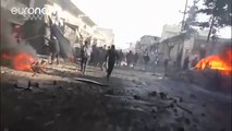 Un atentado con camión bomba deja decenas de muertos en Azaz, al norte de Alepo