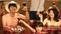 El vino Beaujolais encuentra su sitio en Japón en bañeras grupales