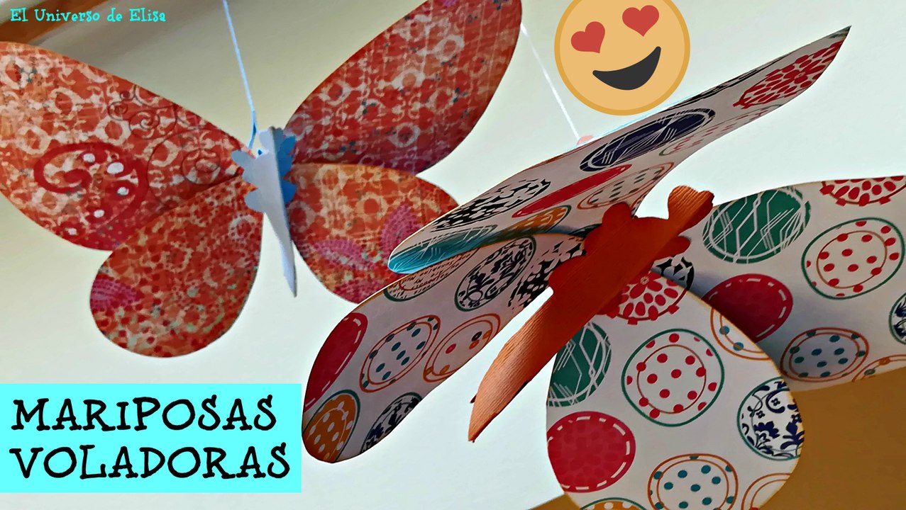 Mariposas Voladoras, Mariposas de Papel Scrapbooking, Decora tu Habitación con Mariposas preciosas