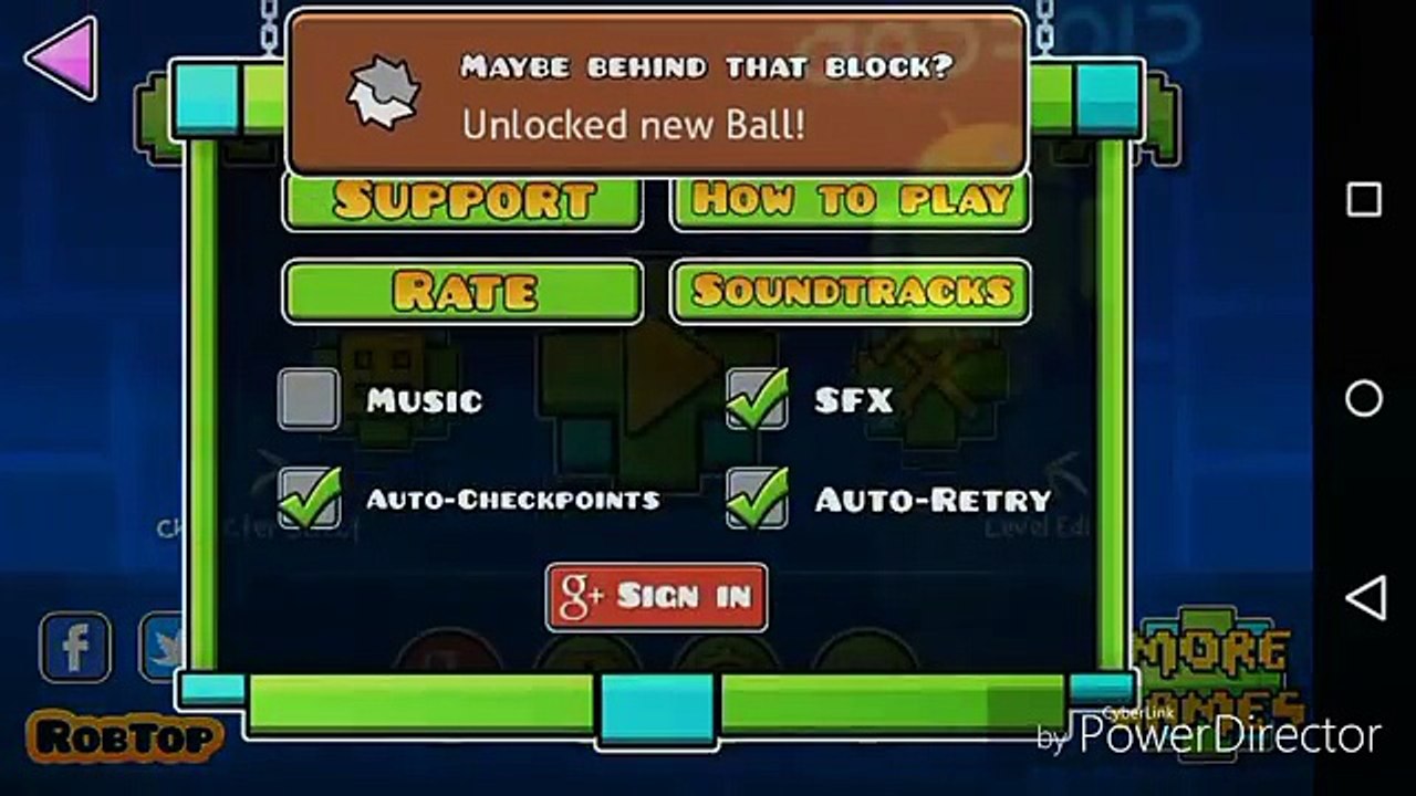 Como pasar todos los niveles de Geometry Dash sin hacer nada | SeT & BaY