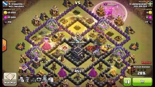 War Defense Against 44 Max Level Hog Riders & 750K Loot Attack [Clash of Clans]