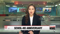 Pres. Moon asks nation to remember Sewol-ho sinking, promises further investigation, search operations