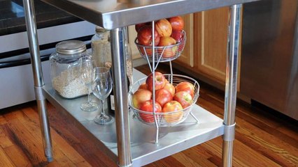 Stainless Steel Kitchen Table for Home Ideas