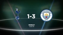 Tottenham Hotspur 1-3 Manchester City - in words and numbers