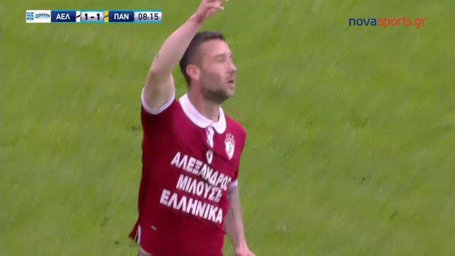 1-1 Radomir Milosavljević AMAZING Equaliser Goal [HD] - AEL Larissa 1-1 Panetolikos 15.04.2018