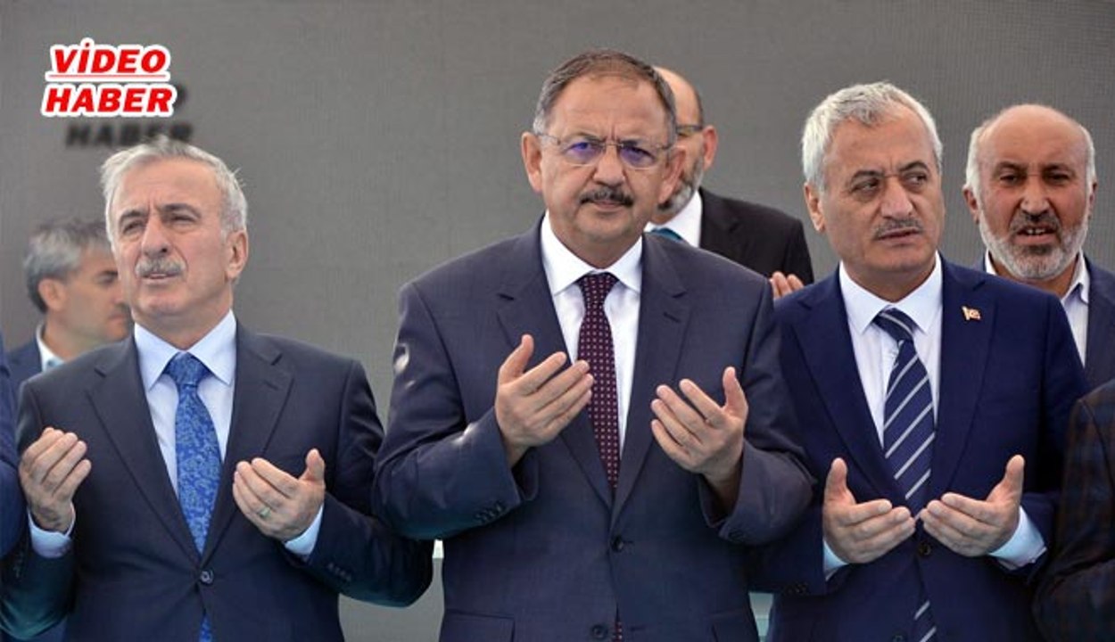 (15 Nisan 2018) BAKAN ÖZHASEKİ İNCESU’DA TOPLU AÇILIŞ VE TEMEL ATMA TÖRENİNE KATILDI