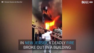 People jump from balcony to escape deadly fire (Ls News)