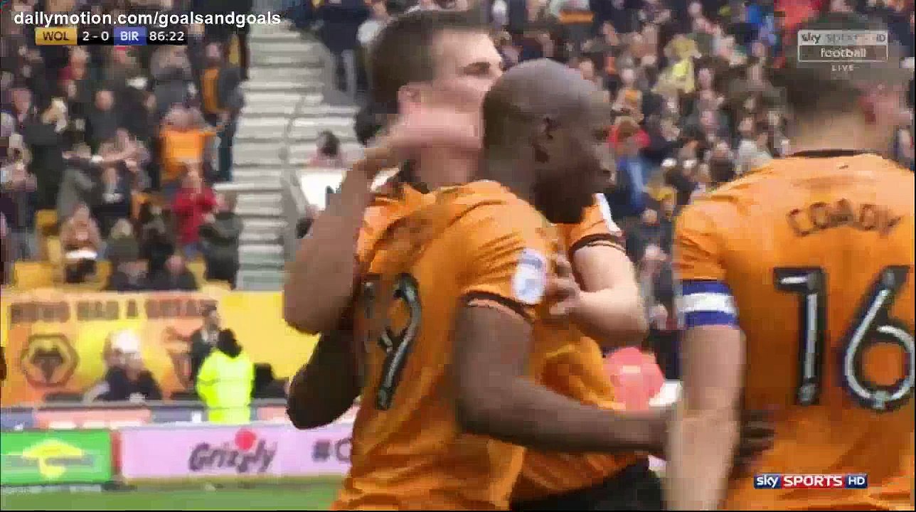 Benik Afobe Goal HD - Wolves 2 - 0 Birmingham - 15.04.2018 (Full Replay)