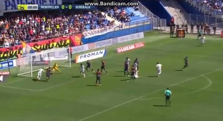 M.Braithwaite Goal HD -Montpellier 0 - 1 Bordeaux 15.05.2018 HD